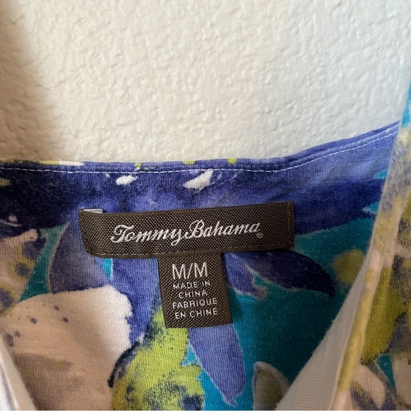 Tommy Bahama Floral Pattern Beach Vacation Dress Medium - Picture 3 of 5